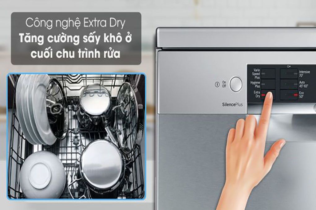 Máy rửa bát âm tủ Bosch SMV6ZCX42E Seri 6 Zeolith