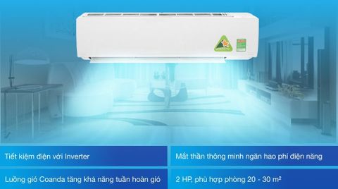 Điều hoà Daikin Inverter 18000 BTU 1 chiều FTKC50UVMV