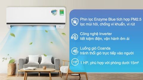 Điều hoà Daikin Inverter 9000 BTU 1 chiều FTKB25WMVMV