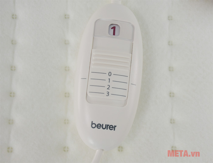 Bảng điều khiển của đệm điện đơn Beurer TS19 