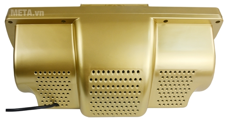 Đèn sưởi nhà tắm 2 bóng Kottmann K2B-HW-G thiết kế nhiều lỗ tỏa nhiệt phía sau.