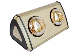 Đèn sưởi nhà tắm 2 bóng Moletty M-02HR (có điều khiển từ xa)
