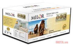 Đèn sưởi nhà tắm 3 bóng Milor ML6003