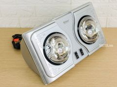 Đèn sưởi nhà tắm Hans 2 bóng H2B
