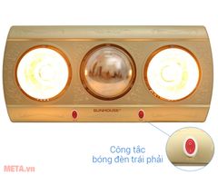 Đèn sưởi nhà tắm Sunhouse SHD3813