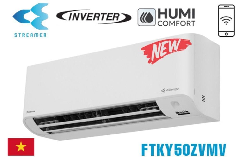 Điều hòa Daikin Inverter 1 chiều 18000 BTU FTKY50ZVMV