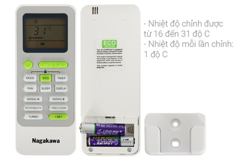 Điều hòa Nagakawa Inverter 1 chiều 12000BTU NIS-C24R2T28