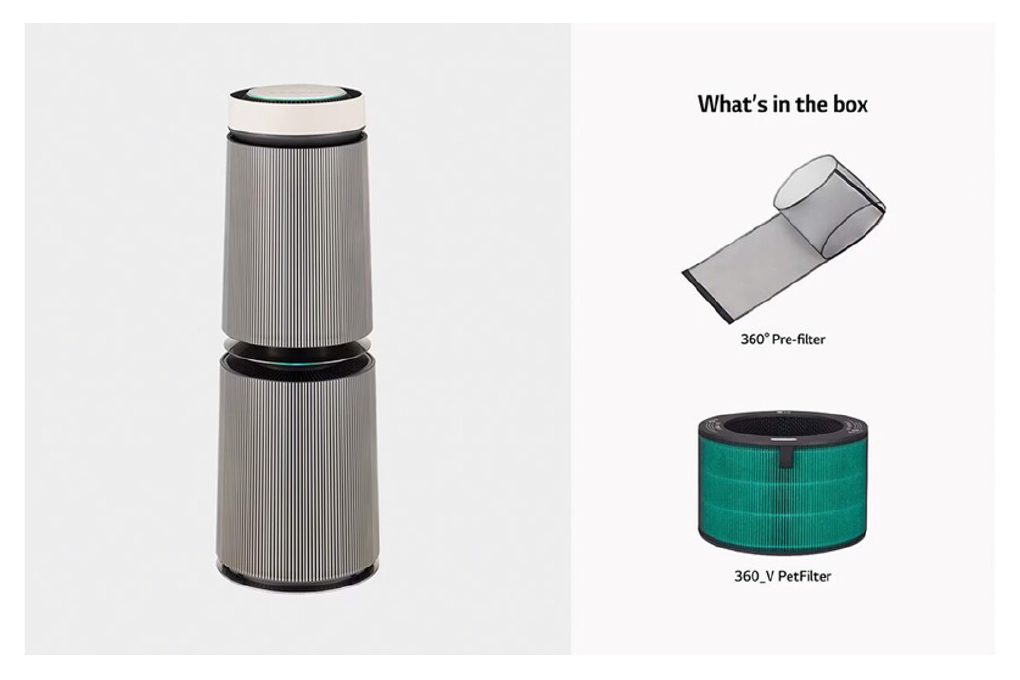 Máy lọc không khí LG PuriCare 360 Alpha Pet AS10GDBY0