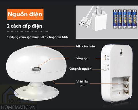 Chuông báo khách không dây học lệnh thông minh Kenrui KR-M7V2