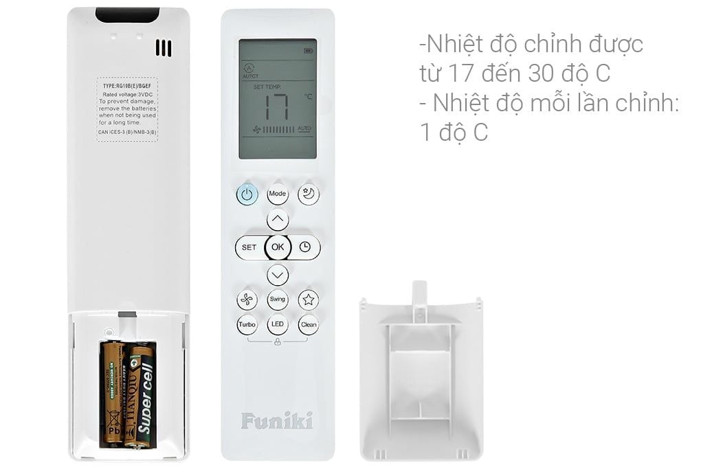 Điều hòa Funiki 24000 BTU 1 chiều HSC24TMU