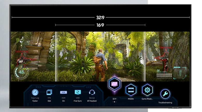 Smart Tivi QLED 4K 55 inch Samsung QA55Q70A - Game Bar