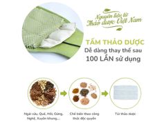 Gối chườm nóng bằng thảo dược Hapaku (làm nóng bằng điện 24V)