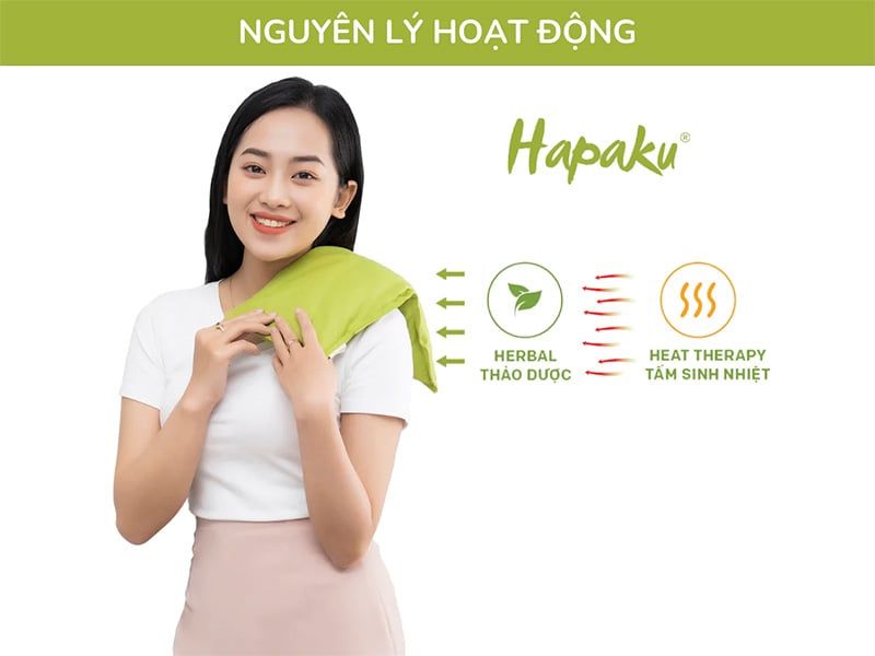 Gối chườm nóng thảo dược đa năng Hapaku (Làm nóng bằng lò vi sóng)