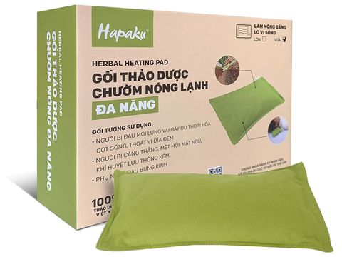 Gối chườm nóng thảo dược đa năng Hapaku (Làm nóng bằng lò vi sóng)