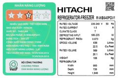 Tủ lạnh Hitachi Inverter 569 lít R-WB640PGV1 GMG (4 cánh)