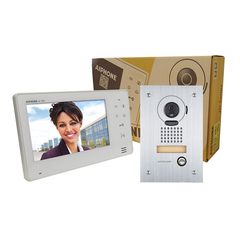 Chuông cửa màn hình Japan AIPHONE JOS-1F lắp âm chống nước, va đập- Chính hãng