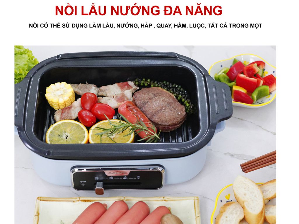 Nồi lẩu nướng đa năng Kalite KL-666