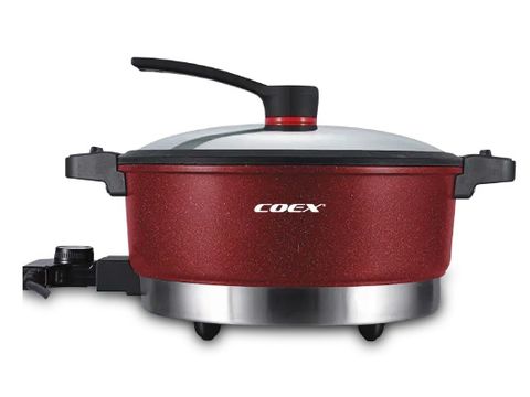 Lẩu điện đa năng Coex CH-2118 (Kèm khay hấp)