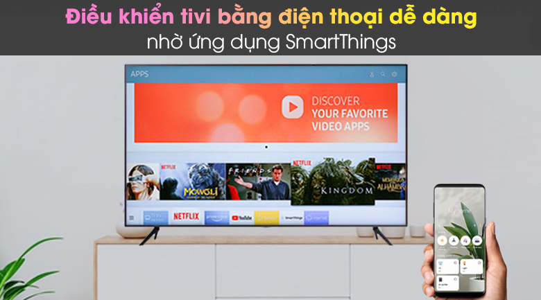 SmartThings - Smart Tivi Samsung 4K 43 inch UA43AU7200 