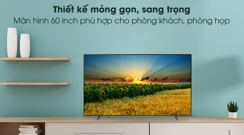 Sang trọng - Smart Tivi Samsung 4K 60 inch UA60AU8100