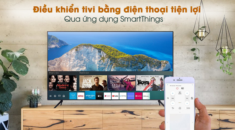 SmartThing - Smart Tivi Samsung 4K 65 inch UA65AU7200