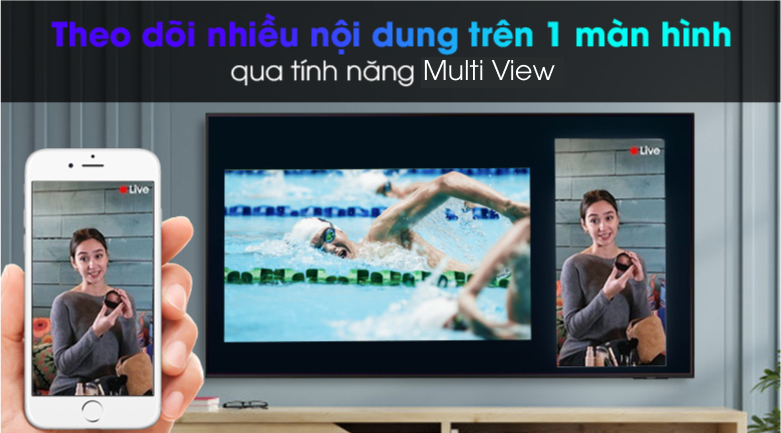 Smart Tivi Led Samsung 4K 65 inch UA65AU9000 - Multi View