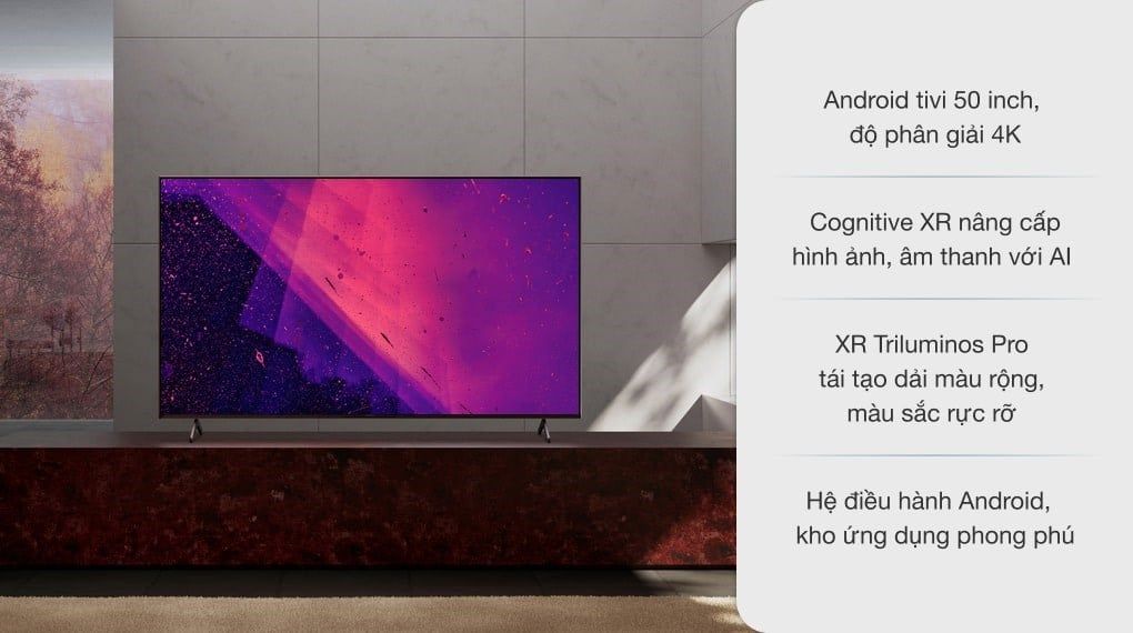 Android Tivi Sony 4K 50 inch XR-50X90J