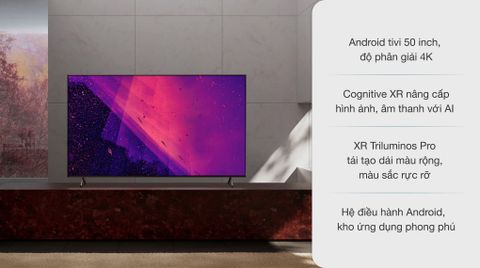 Android Tivi Sony 4K 50 inch XR-50X90J