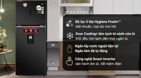 Tủ lạnh LG Inverter 394 lít GN-D392BLA (2 cánh)