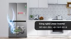 Tủ lạnh LG Inverter 649 lít GR-B257JDS (2 cánh)