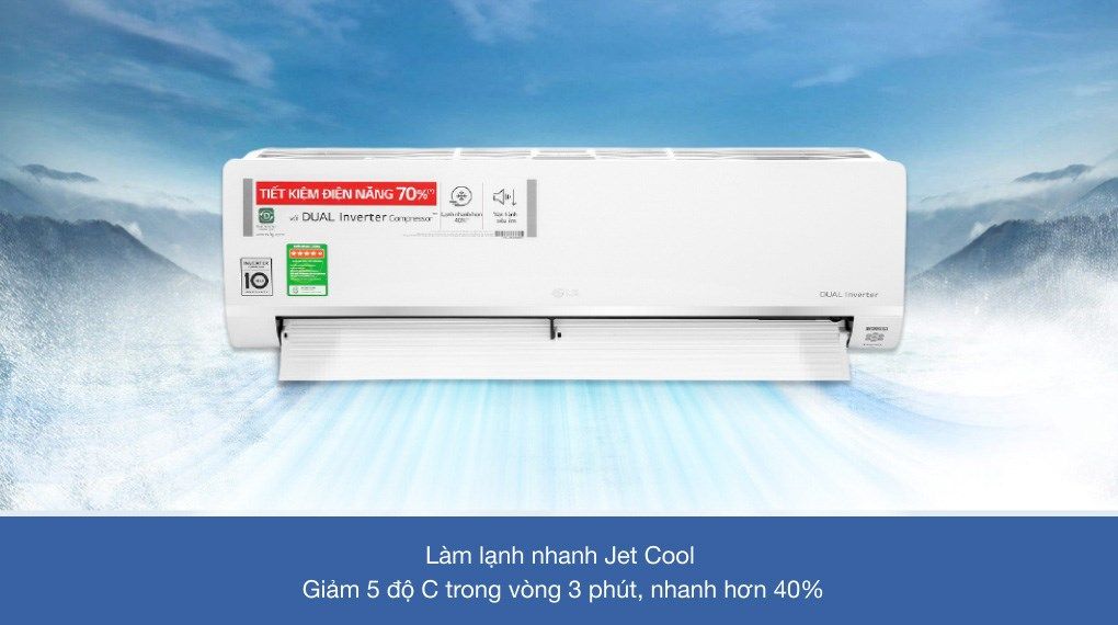 Điều hoà LG Inverter 9000 BTU V10API1