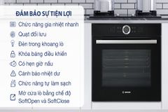 Lò nướng âm tủ Bosch HBG633BB1B Seri 8