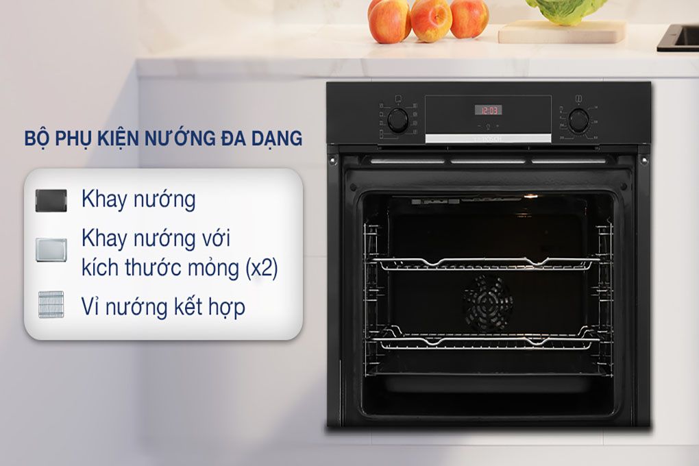 LÒ NƯỚNG ÂM TỦ BOSCH HBS534BB0B