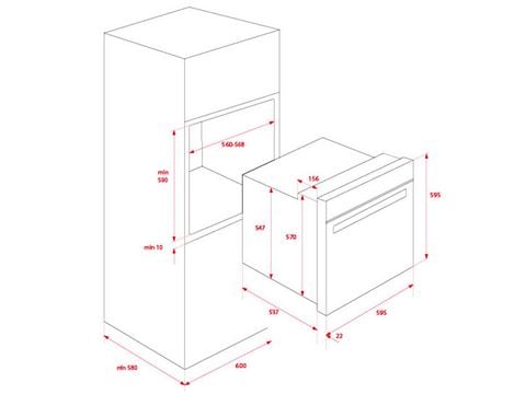 Lò nướng điện âm Teka IOVEN (70 lít)