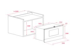 Lò vi sóng âm Teka MS 622 BI (22L)