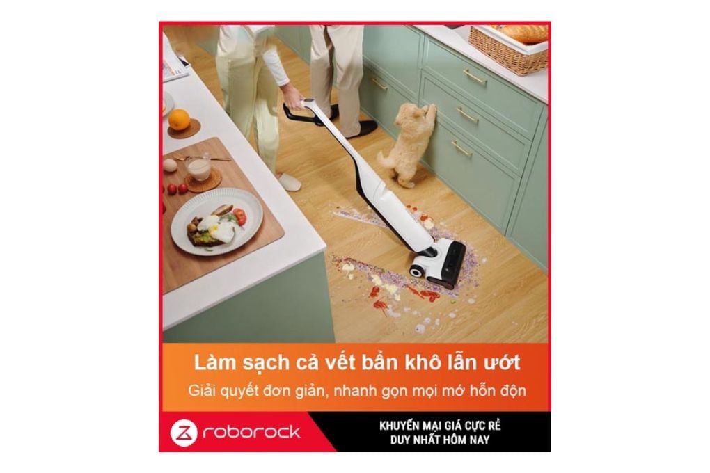 Máy hút bụi lau nhà Roborock Flexi Lite