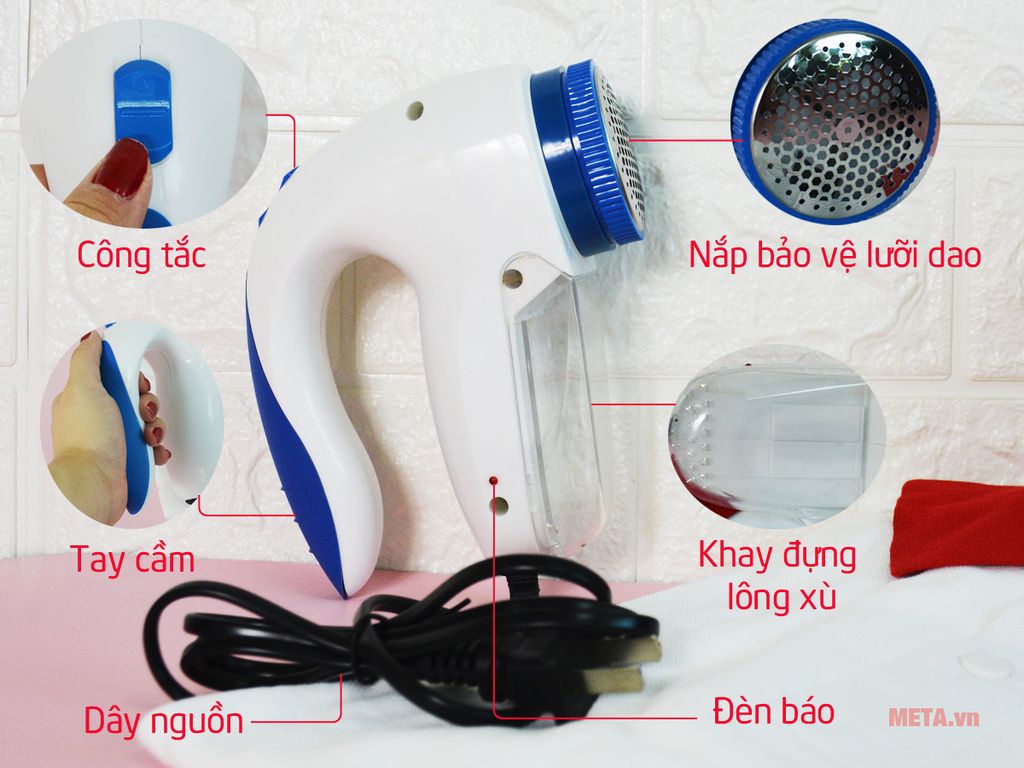 Máy cắt lông xù quần áo Hando