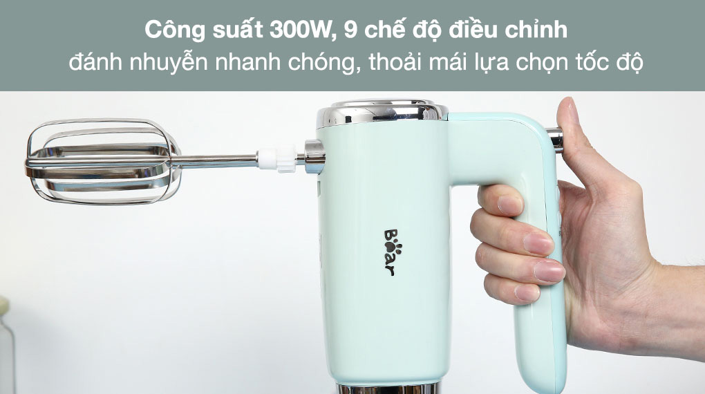 Máy có đến 9 mức điều chỉnh tốc độ cho bạn lựa chọn