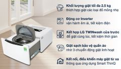 Máy giặt LG Mini Wash 2.5 kg TV2402NTWW