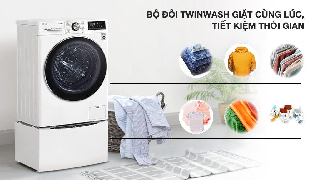 Máy giặt LG Mini Wash 2.5 kg TV2402NTWW