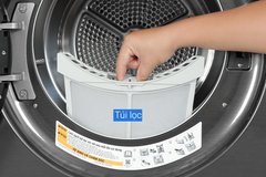 Tháp giặt sấy LG WashTower Inverter giặt 14 kg - sấy 10 kg WT1410NHB