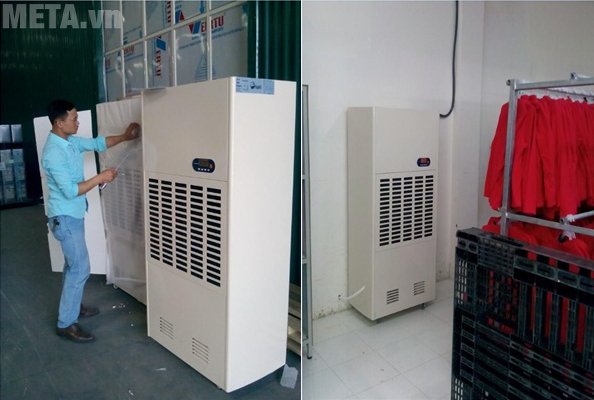 Máy hút ẩm công nghiệp FujiE HM-2408D dùng cho diện tích phòng 150 - 200 m2