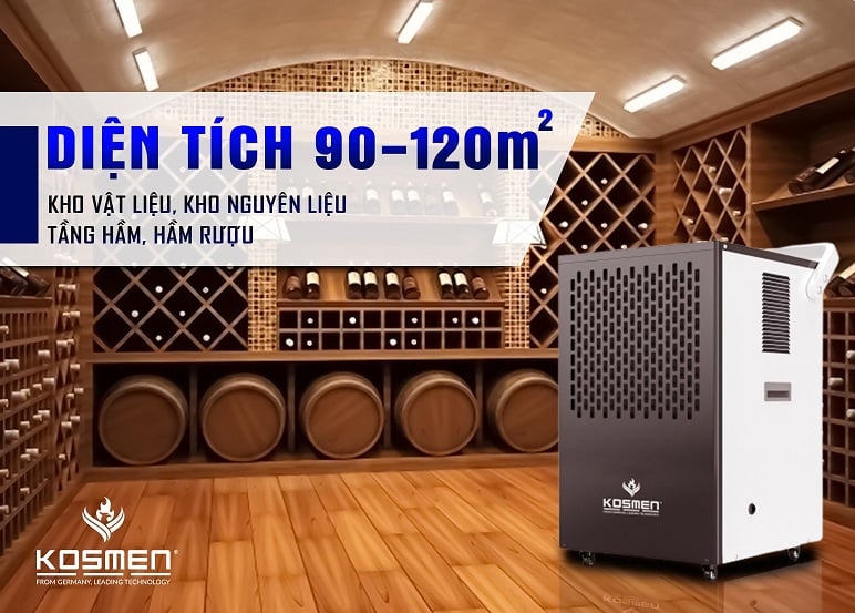 Máy hút ẩm công nghiệp Kosmen KM-90S
