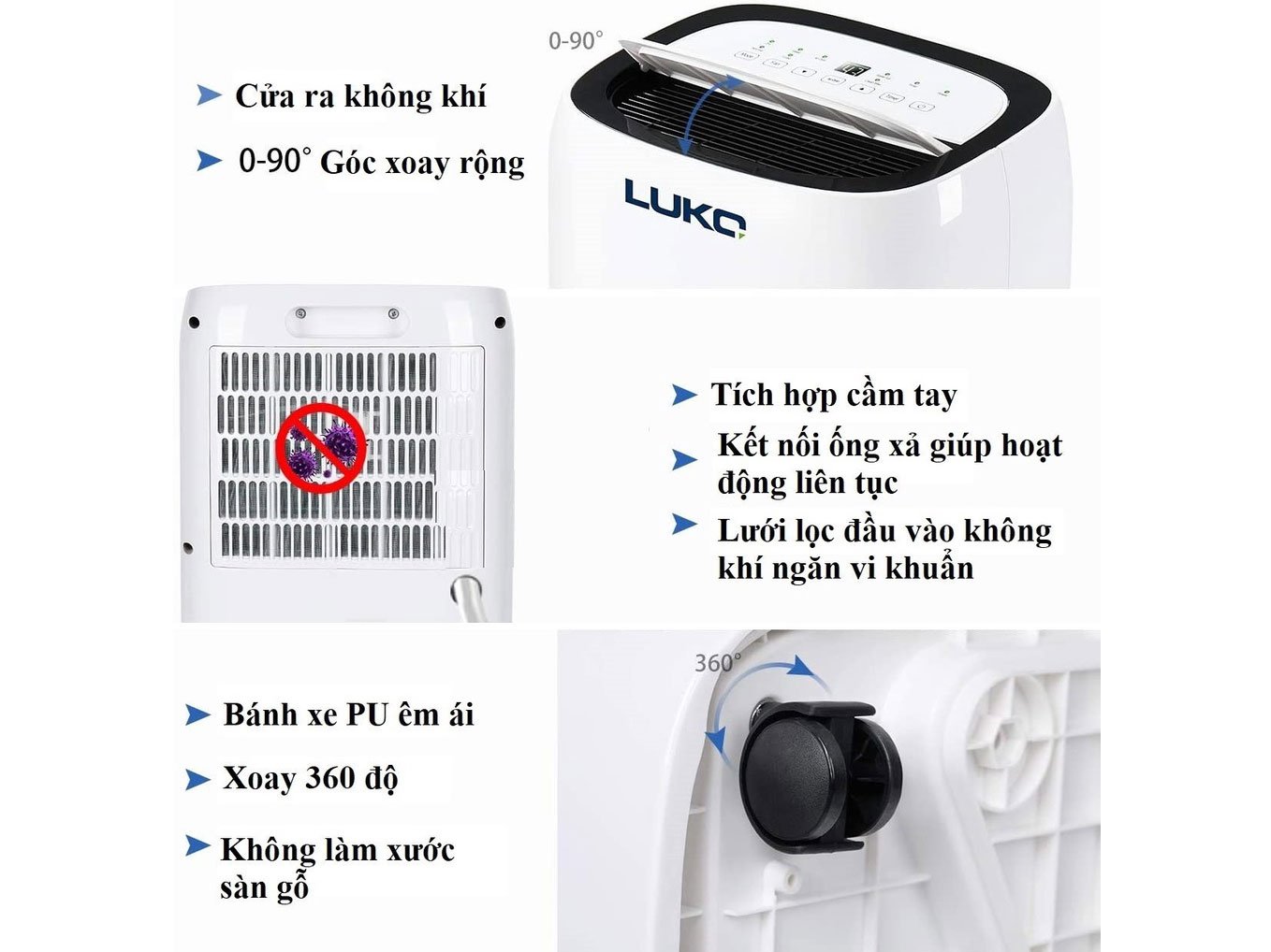 Máy hút ẩm Luko  