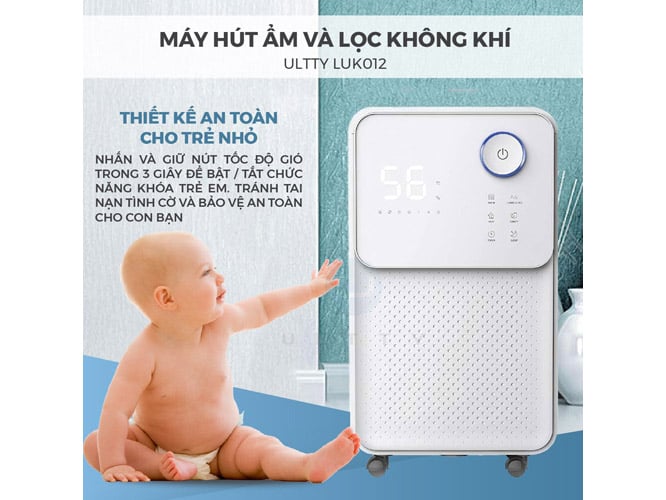 Máy tạo ra ion âm diệt khuẩn Máy lọc không khí Ultty