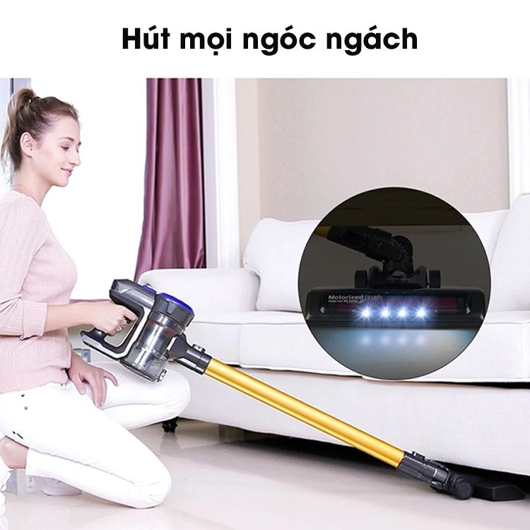 Máy hút bụi cầm tay không dây 2 trong 1 Dibea D18