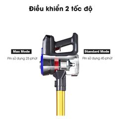 Máy hút bụi cầm tay không dây 2 trong 1 Dibea D18