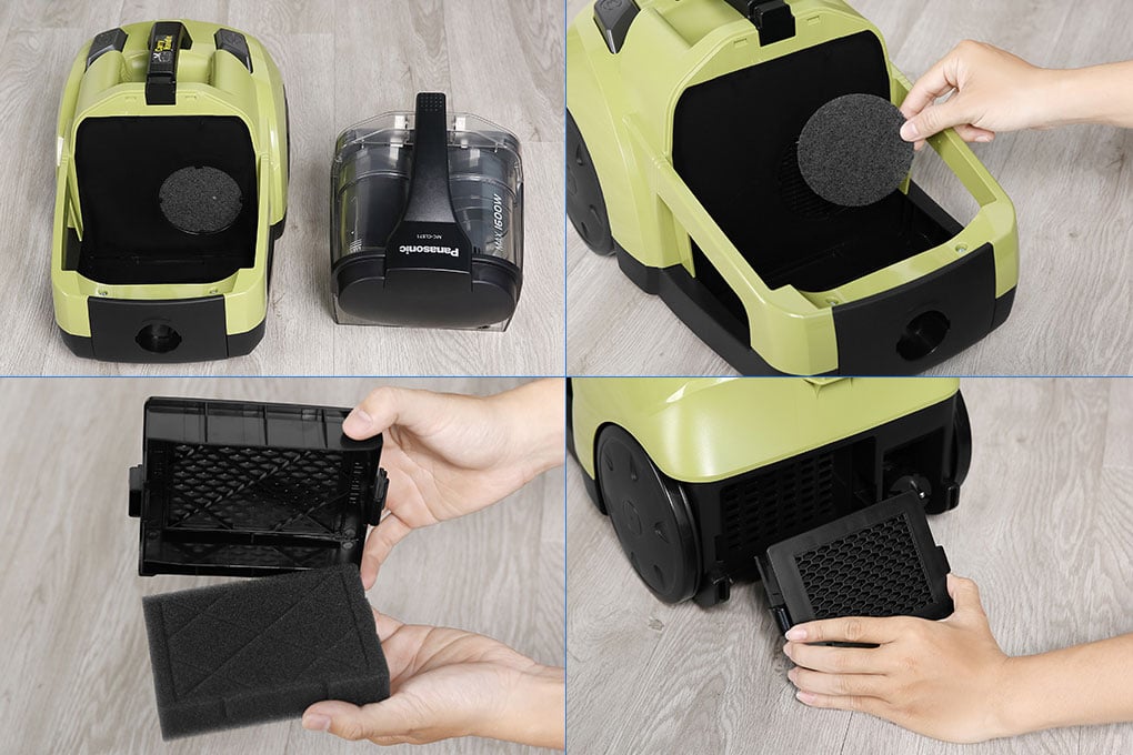 Cấu tạo bộ lọc của máy hút bụi Cấu tạo bộ lọc của máy hút bụi