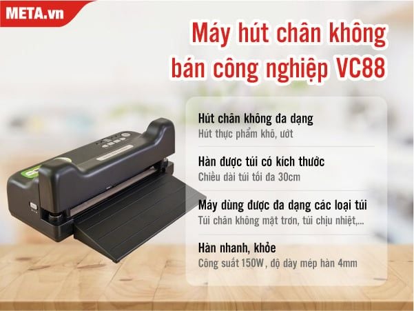 Máy hút chân không bán công nghiệp VC88