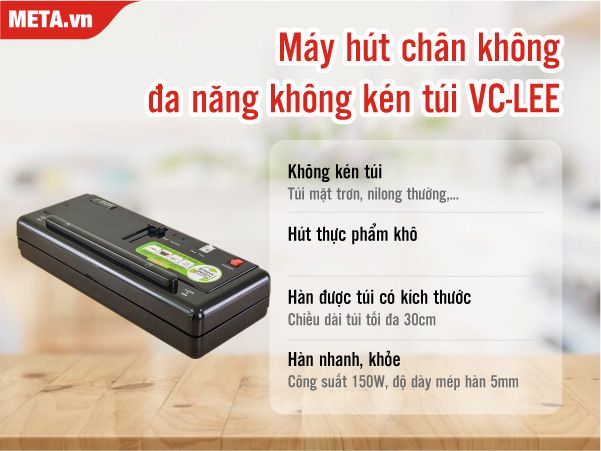 Máy hút chân không đa năng không kén túi VC-LEE